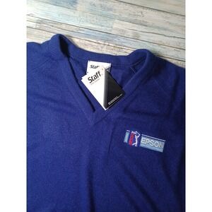 Staff by Wilson PGA Tour Espon Long Sleeve Pullover Orlon Sweater XXLarge NWT
